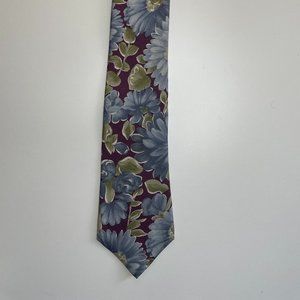Vintage AHJ Floral Men's Neck Tie